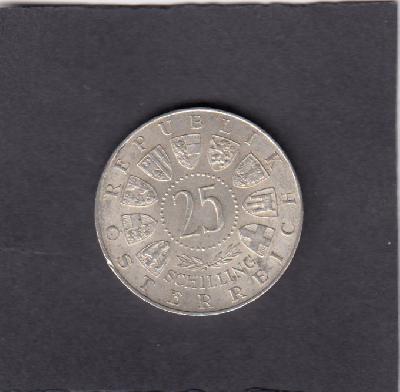 Beschrijving: 25 Schillings  WELSBACH 